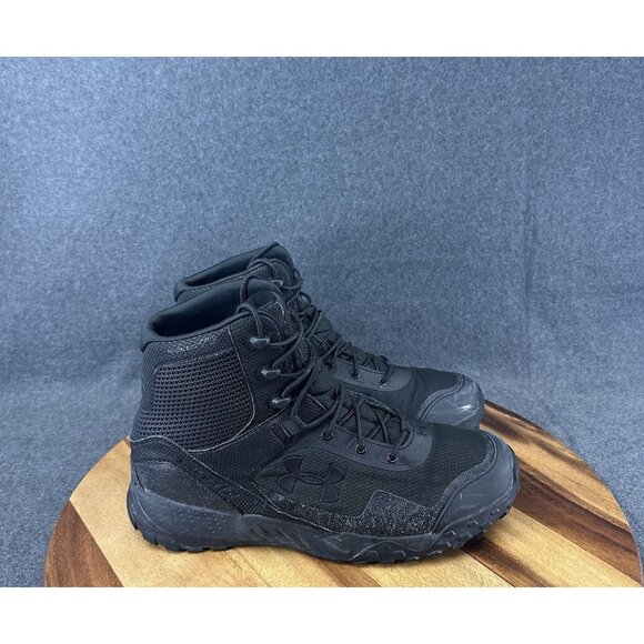 Under Armour Black VALSETZ RTS 1.5 Tactical Boots 3021034 001 Men’s 10.5 - Picture 1 of 15